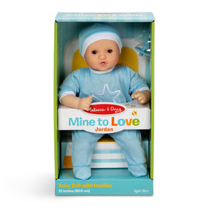 Melissa & Doug - Mine to Love Jordan 12-Inch Baby Doll