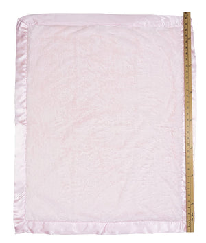 Bearington Baby - Large Silky Soft Crib Blanket (Pink), 36" x 29"