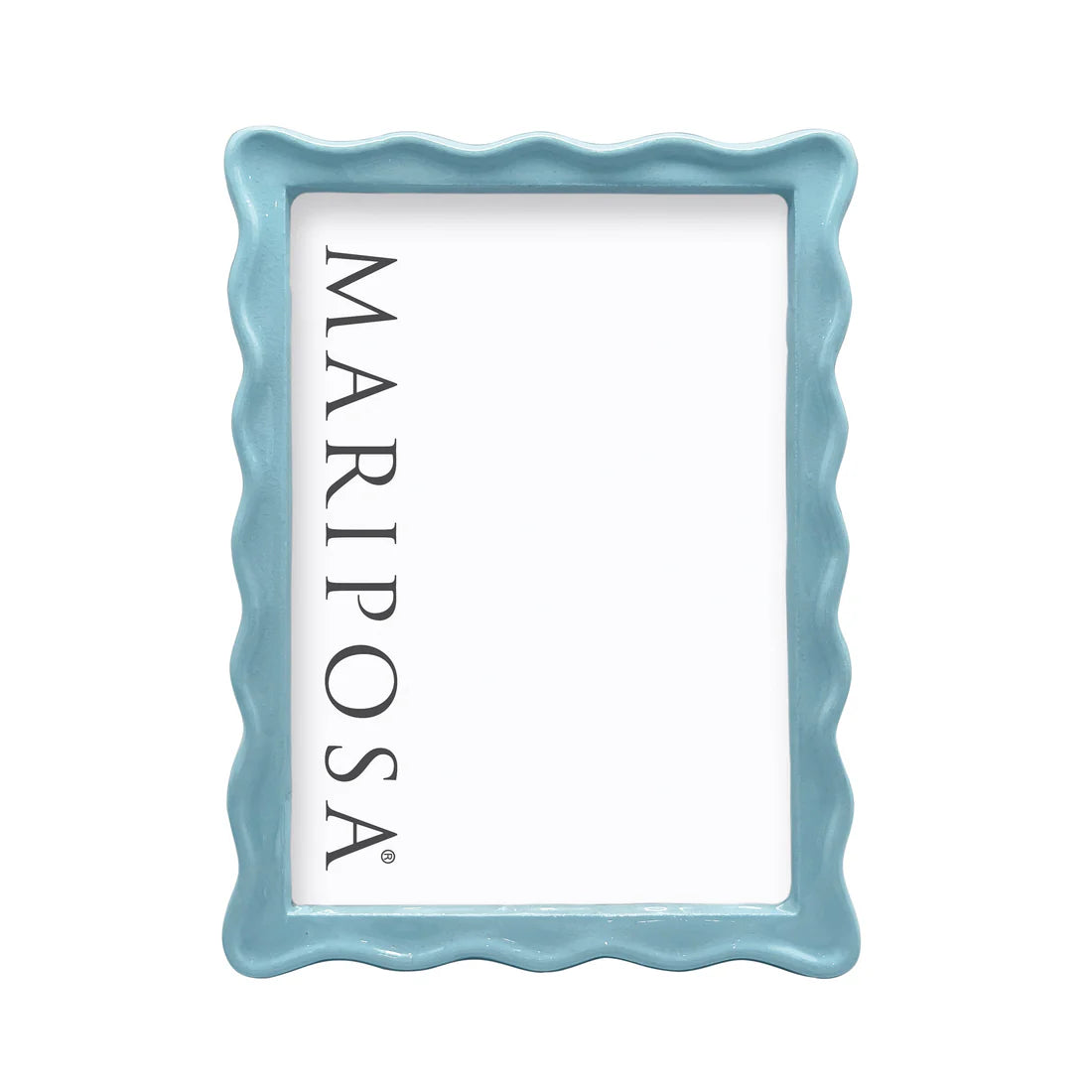 Mariposa- Aqua Wavy 5x7 Frame