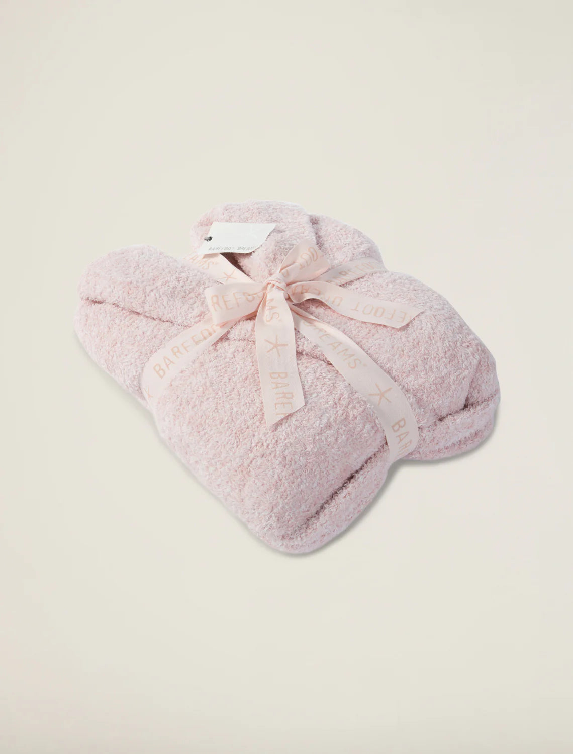 Barefoot Drteams- Cozychic Adult Robe Dusty Rose-White