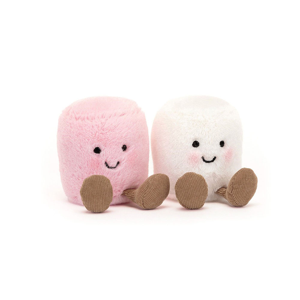 Jellycat- Amuseables Pink and White Marshmallows