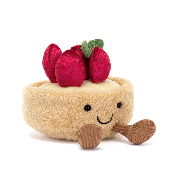 Jellycat- Amuseables Fleurette Tarte Aux Fraises