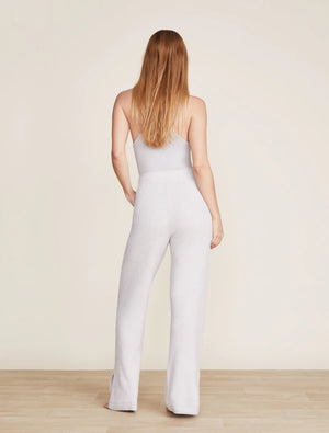 Barefoot Dreams- CCL Pinched Seam Slit Pant Silver