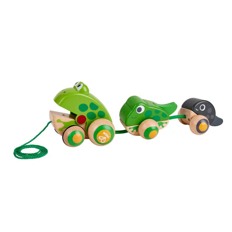 Hape Toys- Pull Along Frog Family