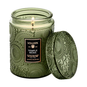 Voluspa- Temple Moss 5.5oz Small Jar Candle