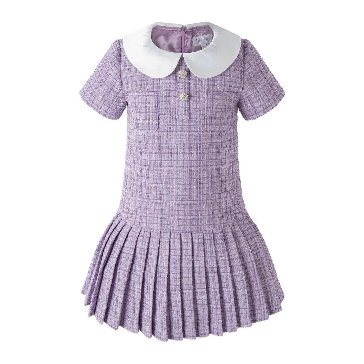 Rachel Riley- Purple Tweed Dress