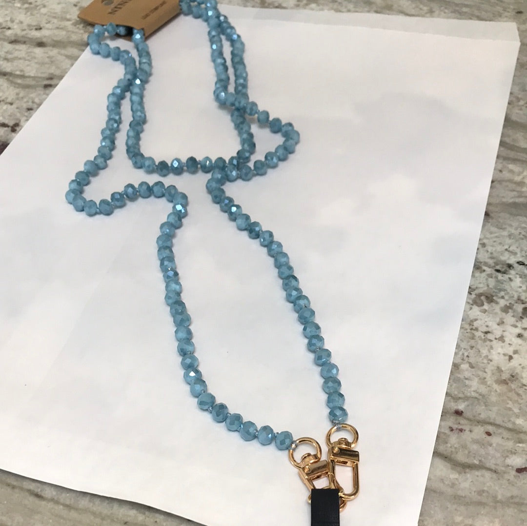 Queens Designs- Strap Chain Seagreen