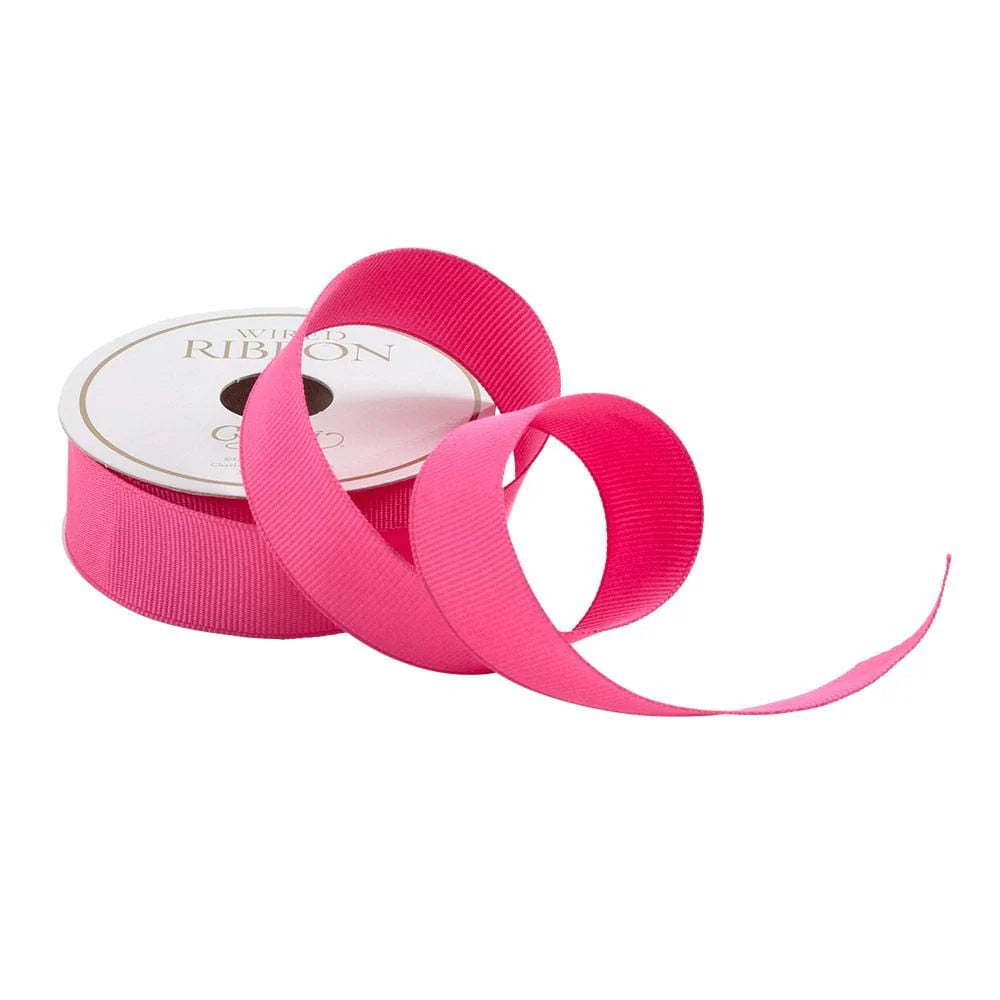 Caspari- Grosgrain Fuchsia Ribbon