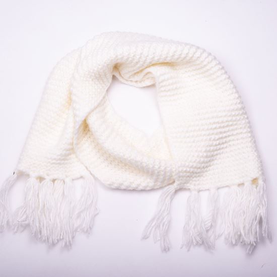 Amanda Blu- Cozy Knit Scarf- Cream