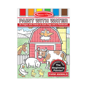 Melissa & Doug- Farm Animals Paint with Water Kid's Art Pad