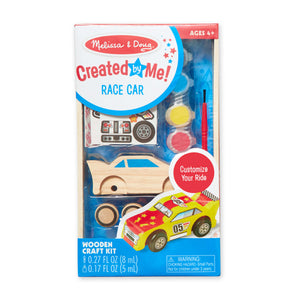 Melissa & Doug- Created By Me! Race Car Wooden Craft Knit