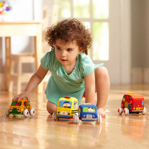 Melissa & Doug- Pull Back Vehicles Baby and Toddler Toy