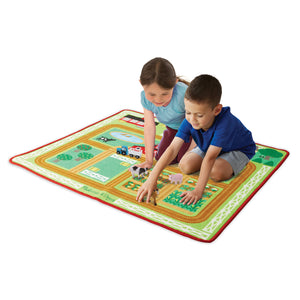 Melissa & Doug - Round the Barnyard Farm Rug