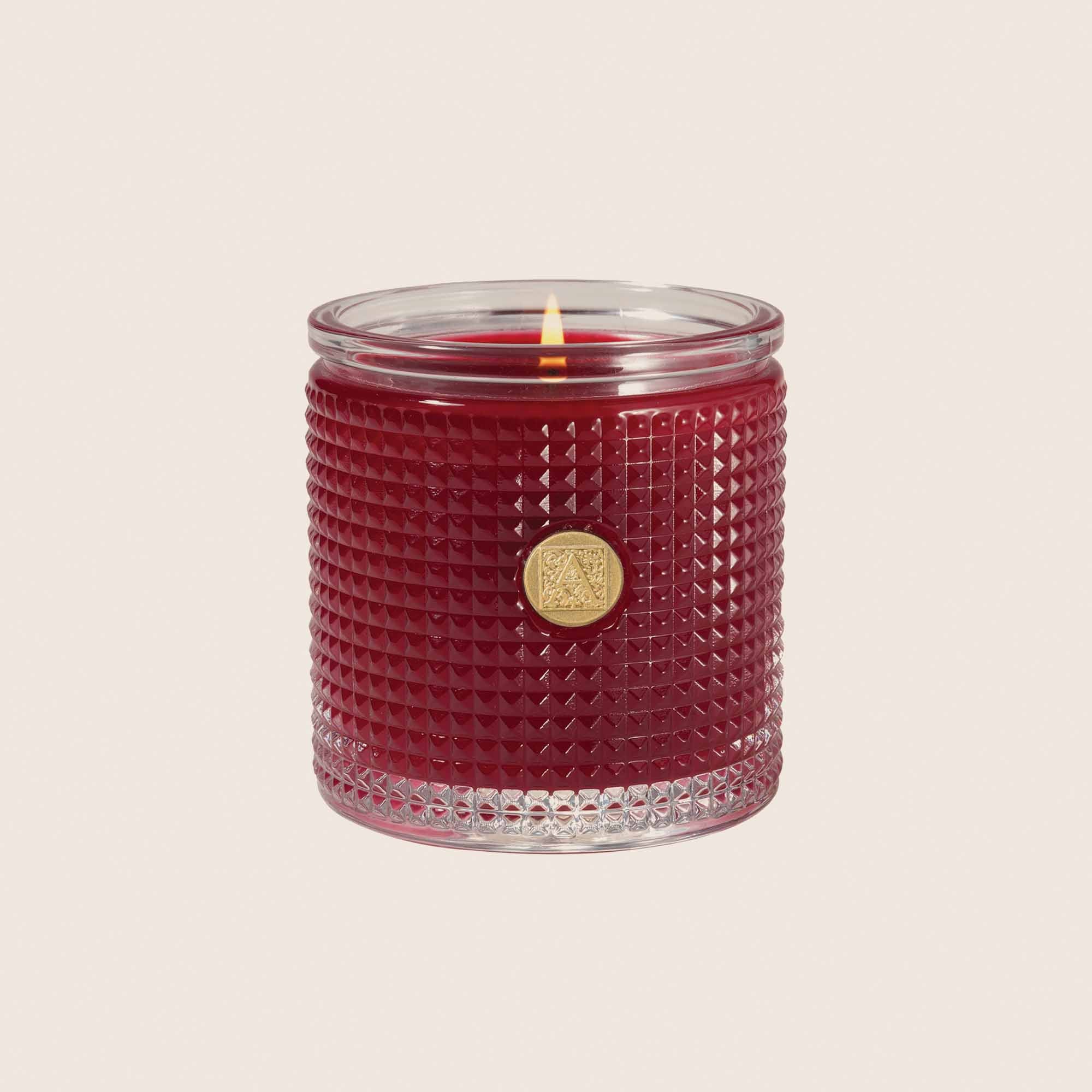 Aromatique- The Smell of Christmas - Textured Glass Candle