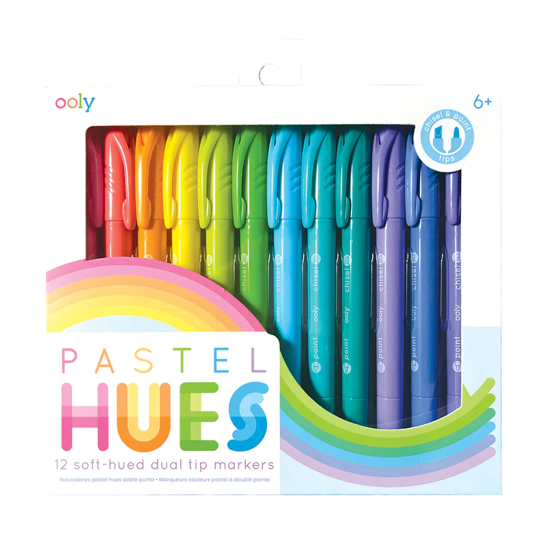 Ooly- Pastel Hues Markers- set of 12