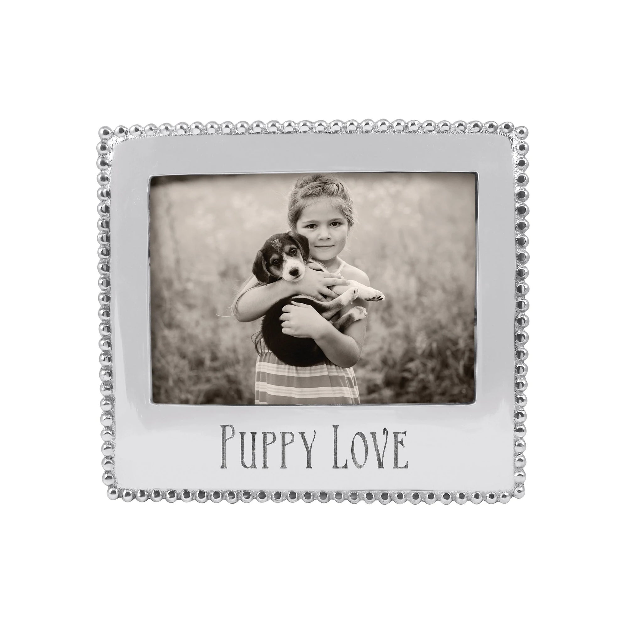 Mariposa- Puppy Love Beaded Frame - 5x7 Statement Frame