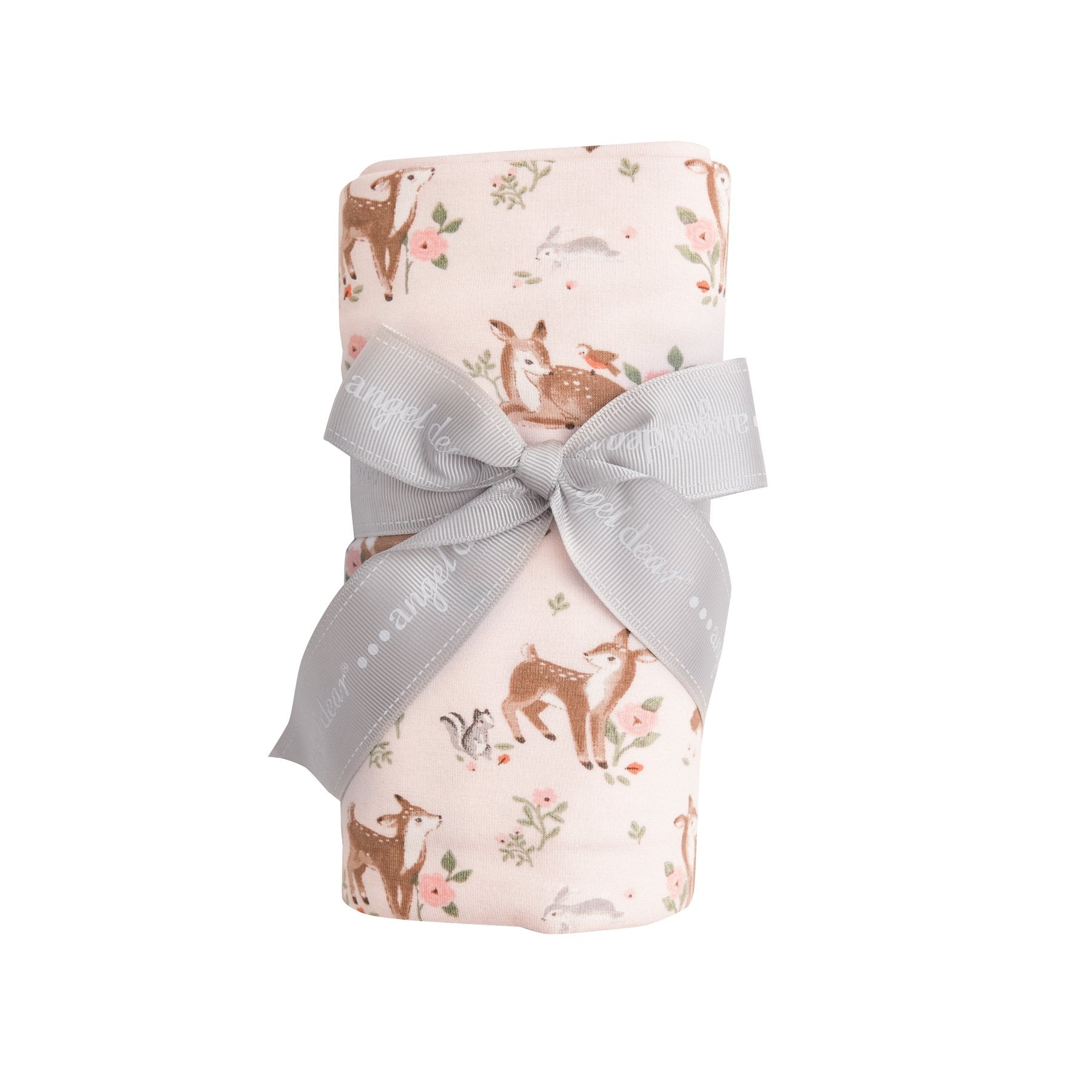Angel Dear - Woodland Animals Swaddle Blanket Pink 45 X45