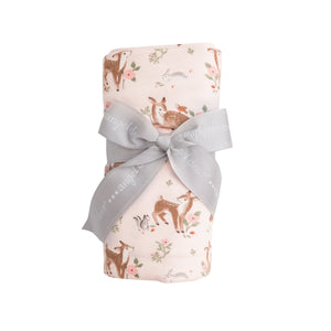 Angel Dear - Woodland Animals Swaddle Blanket Pink 45 X45