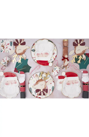 Meri Meri- Jolly Santa Plates