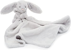 Jellycat-Bashful Grey Bunny Soother