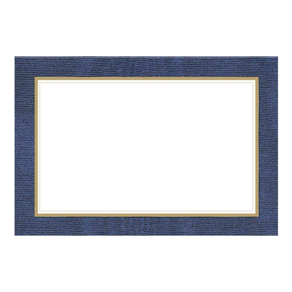 Caspari - Moiré Place Cards in Blue - 10 Per Package