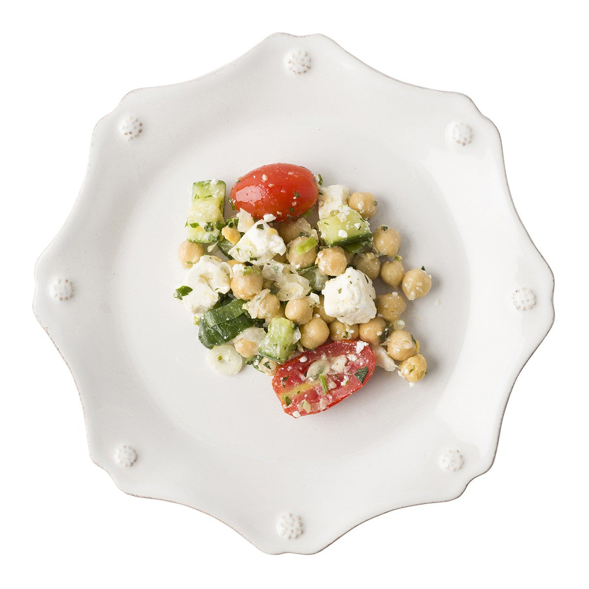 Juliska - Berry & Thread Whitewash Scalloped Dessert/Salad Plate