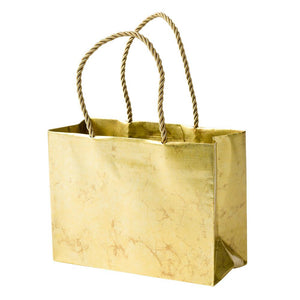 Caspari - Antique Gold Small Gift Bag - 1 Each