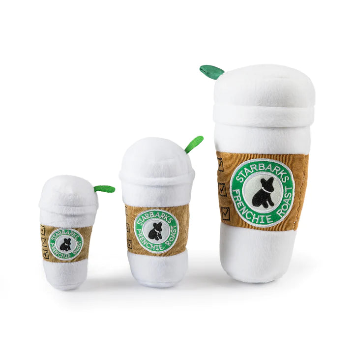 Haute Diggity Dog Starbucks Plush Toy with Lid