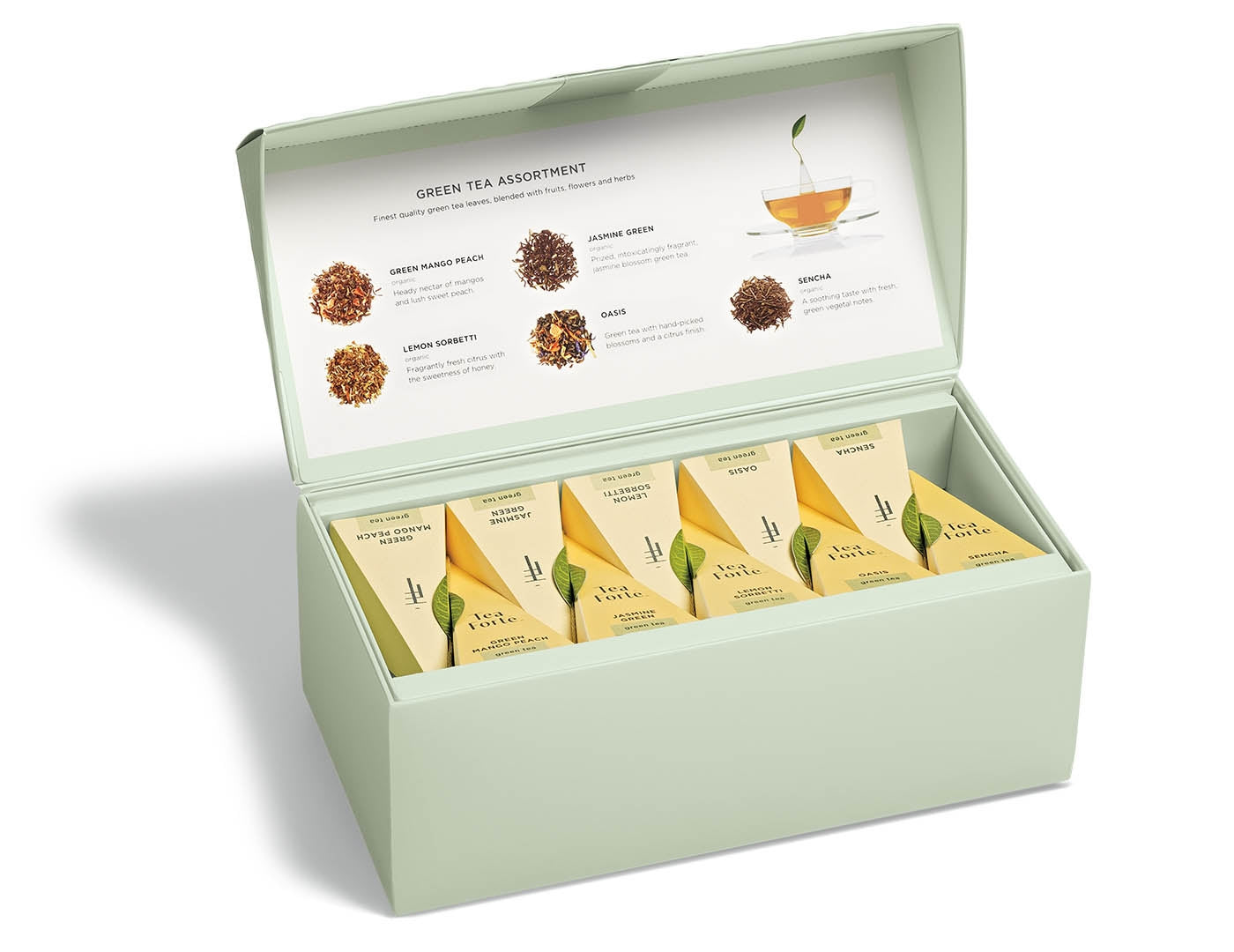 Tea Forte - Presentation Box Green Tea Assortment