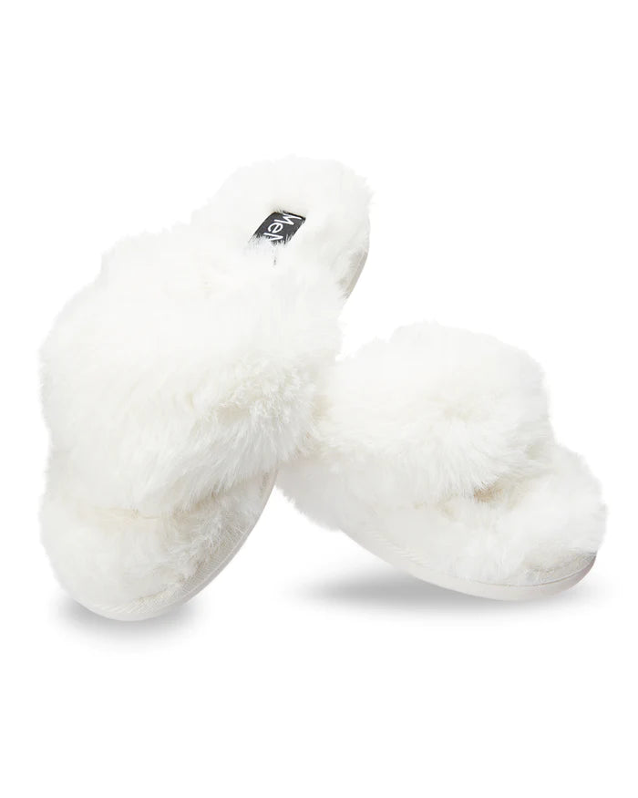 Memoi - Fuzzy Plush Flip Flop Slippers