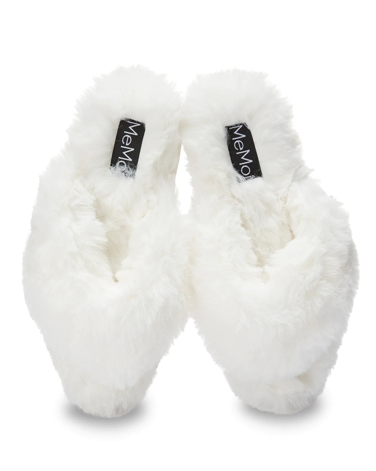 Memoi - Fuzzy Plush Flip Flop Slippers