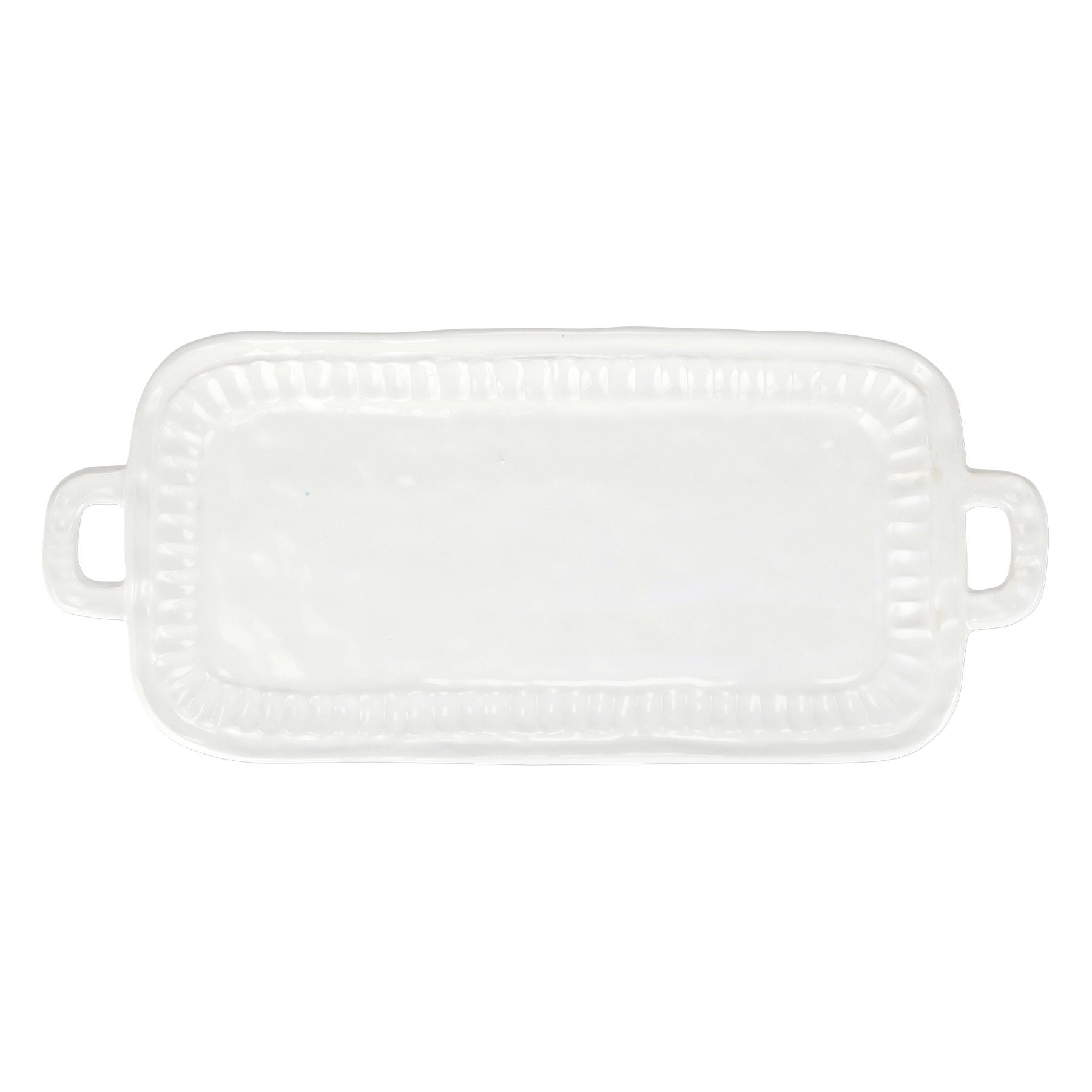 VIETRI- PIETRA SERENA HANDLED RECTANGULAR PLATTER