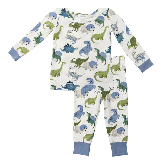 Angel Dear- Painterly Dino Lounge Wear Set