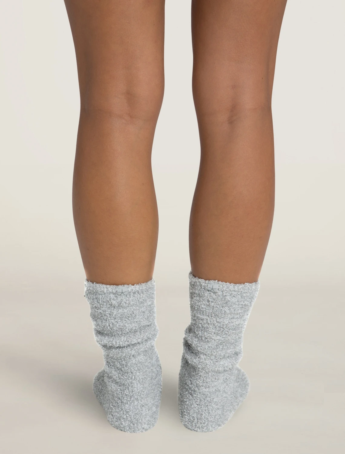 Barefoot Dreams - CozyChic® Heathered Women's Socks - Blue Water/White