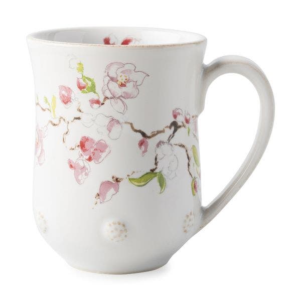 Juliska - Mug B&T Floral Sketch Cherry Blossom 12oz.