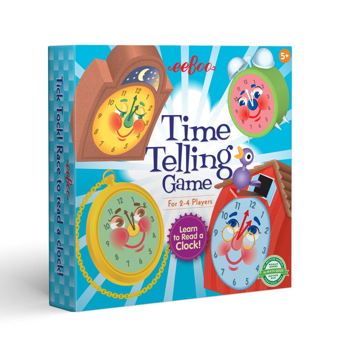 Eeboo - Time Telling Game
