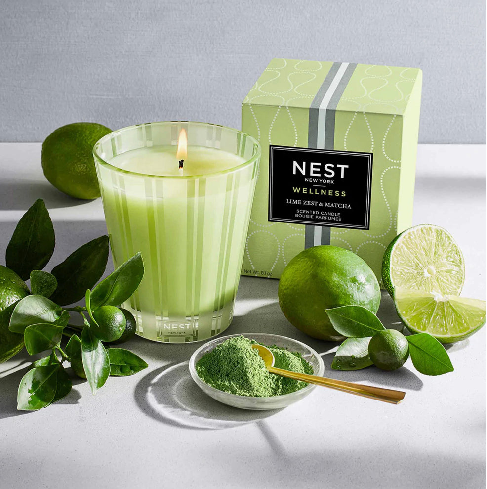 Nest - Classic Candle 8.1 oz Lime Zest & Matcha