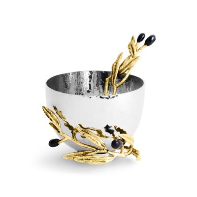 Michael Aram- Olive Branch Nut Dish w/ spoon