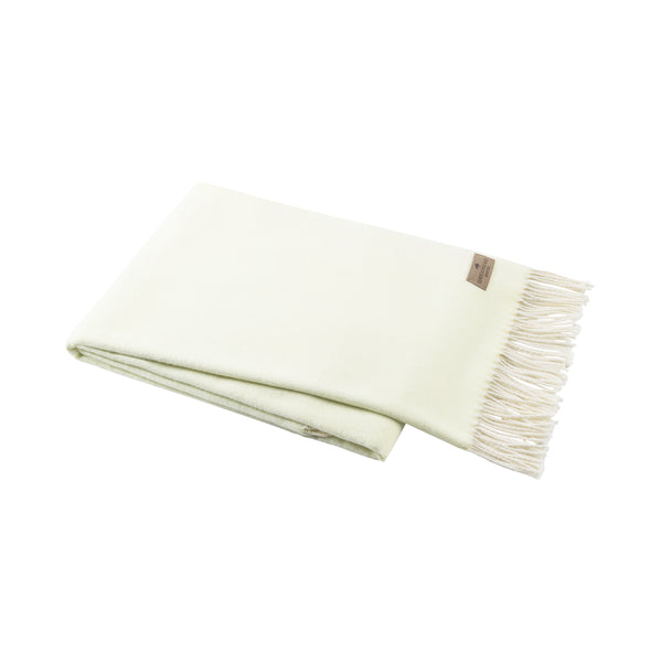 Lands Downunder- Icy Lime Herringbone Throw