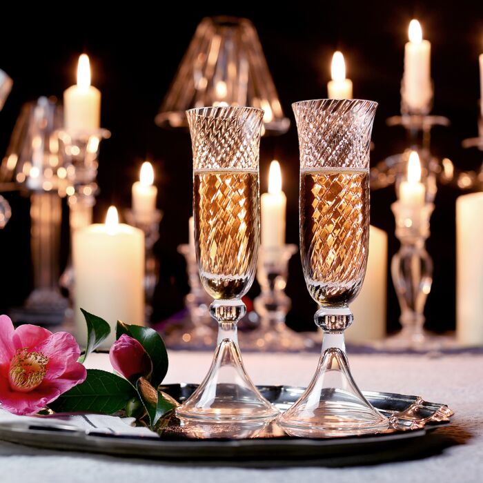William Yeoward- VENETIA CHAMPAGNE FLUTE set2